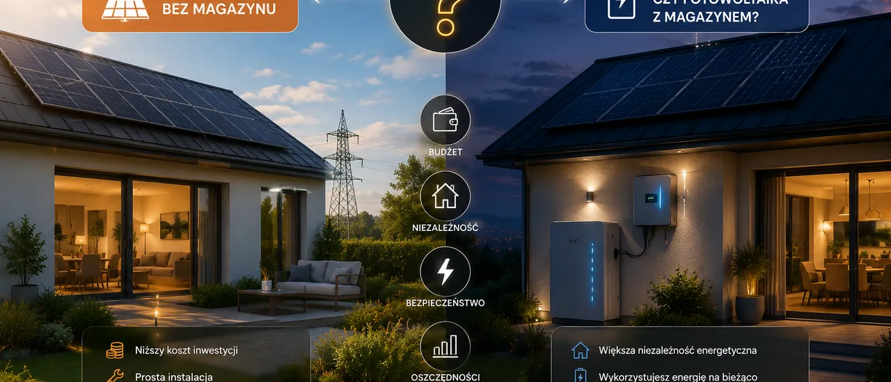 Porównanie domu z samą fotowoltaiką i domu z fotowoltaiką oraz magazynem energii — zestawienie zalet obu rozwiązań