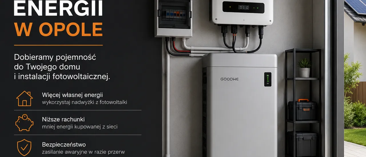 Magazyn energii o pojemności 20 kWh w Opolu