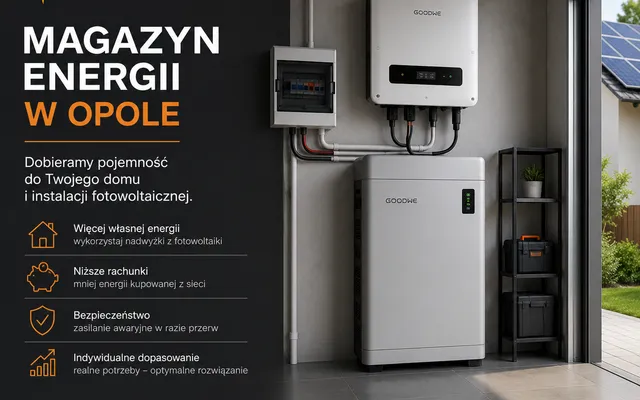Magazyn energii o pojemności 20 kWh w Opolu